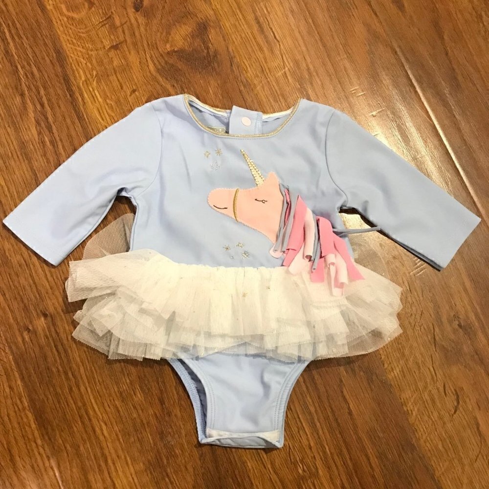 Mud pie unicorn swimsuit